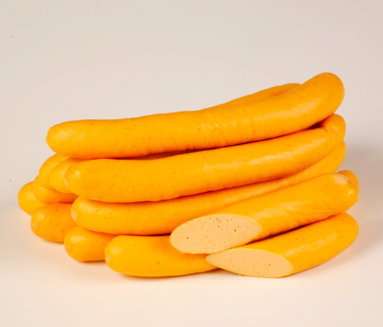 Crenvurști cu pui si cașcaval