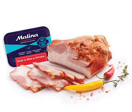 Gușă cu boia și usturoi mini