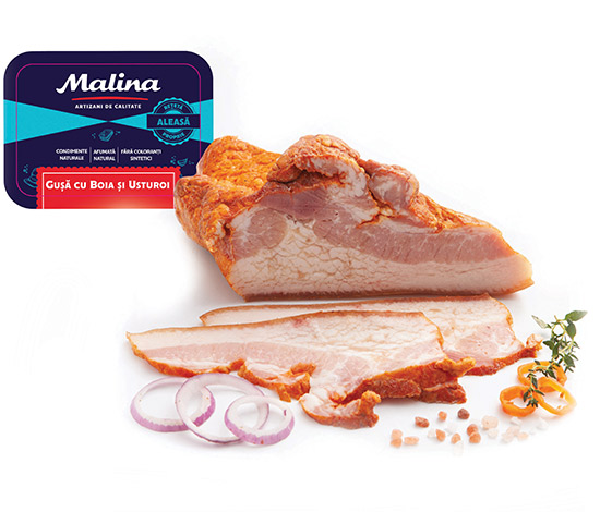 Gușă cu boia și usturoi