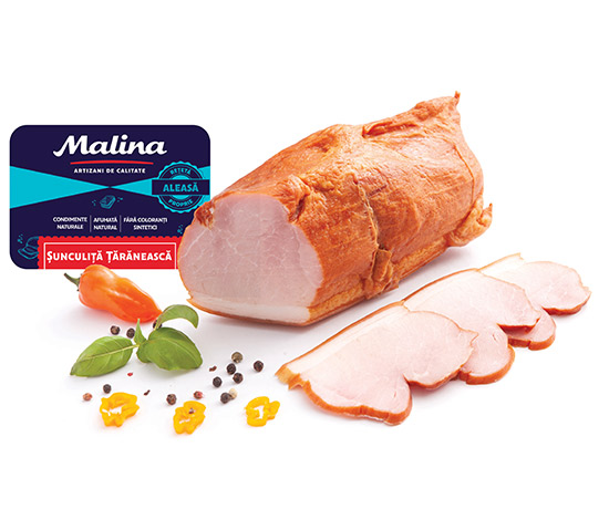 Șuncă țărănească afumată