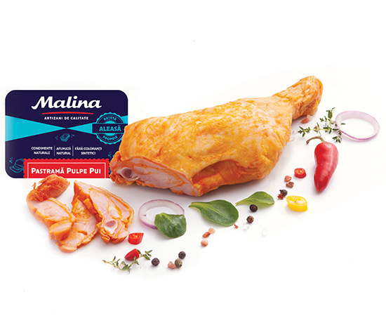 Pastramă pulpe pui