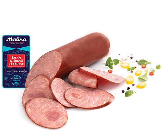 Salam cu șuncă țărănesc 500 g